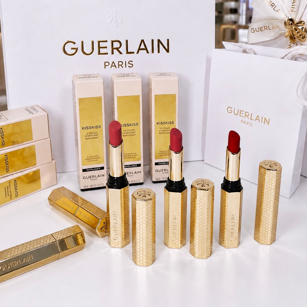 Guerlain KissKiss Honey-Infused Intense Lipstick ✨(ป้ายไทย จากห้างเซ็นทรัล)
