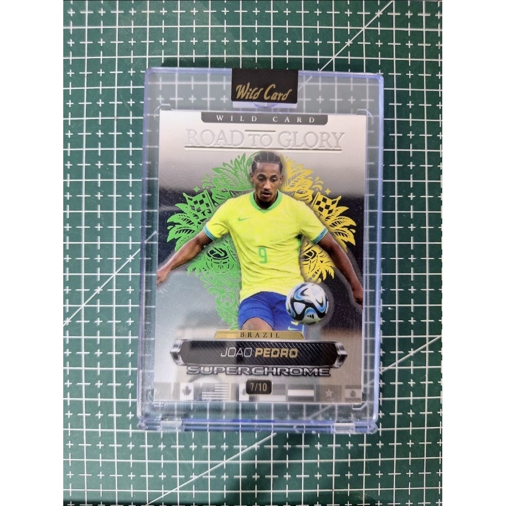 Joao Pedro 2026 Wild Card Superchrome Soccer RTG #d/10 Brazil