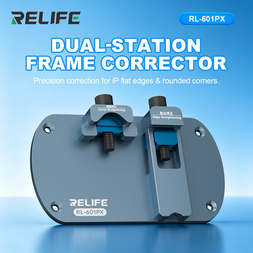 RELIFE RL-601PX เครื่องดัดเฟรมมือถือ แท่นตัดขอบเครื่อง ซ่อมโครงเครื่อง iP และ Android