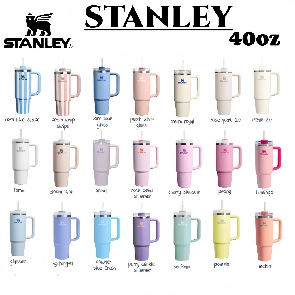 Stanley Quencher 40oz 1183ml แก้วเก็บความเย็น สแตนเลส มีหูจับ พร้อมส่ง
