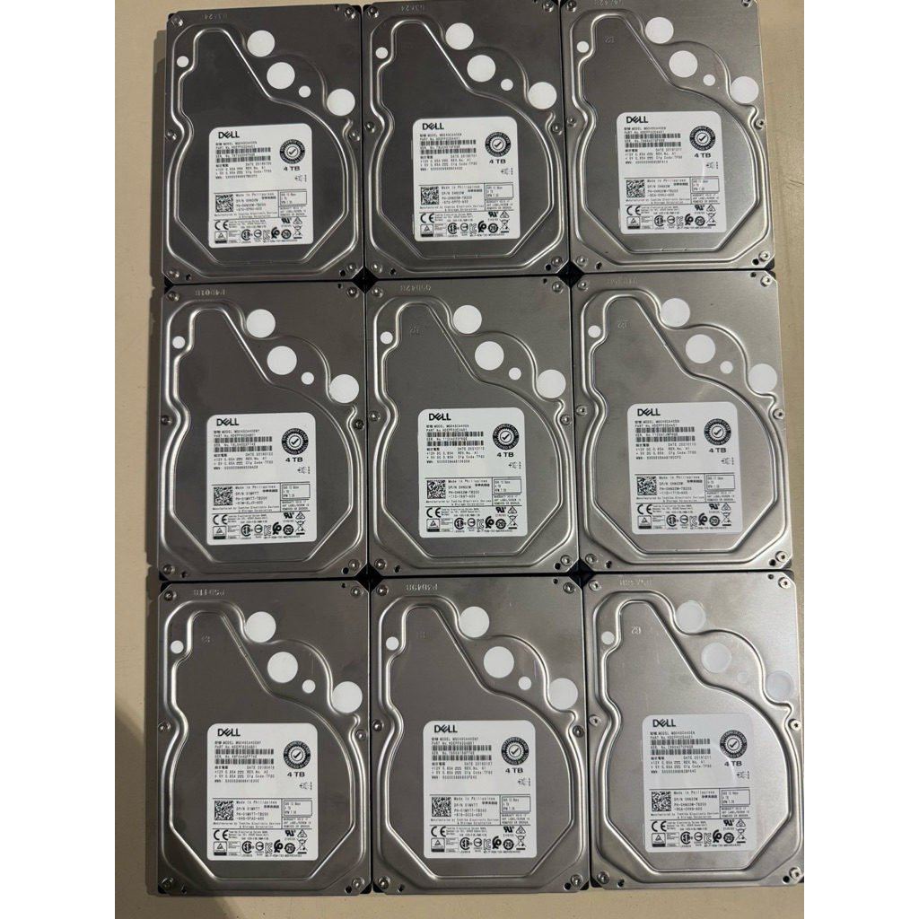 HDD DELL  4TB SAS 12Gbps ขนาด 3.5นิ้ว มือสอง
