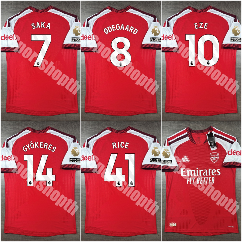 [PLAYER] - เสื้อฟุตบอล oๅร์เซn่oล Home เหย้า 2026/27 อาร์ม EPL 7 SAKA 8 ODEGAARD 10 EZE 14 GYOKERES 