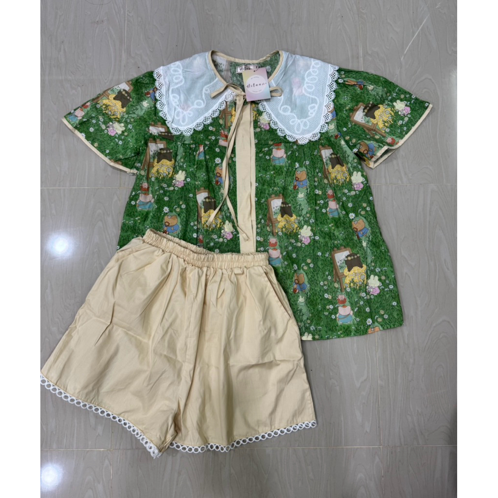 🪻🌼🍂ชุดเซตสาวอสบงานป้าย Nitaan+