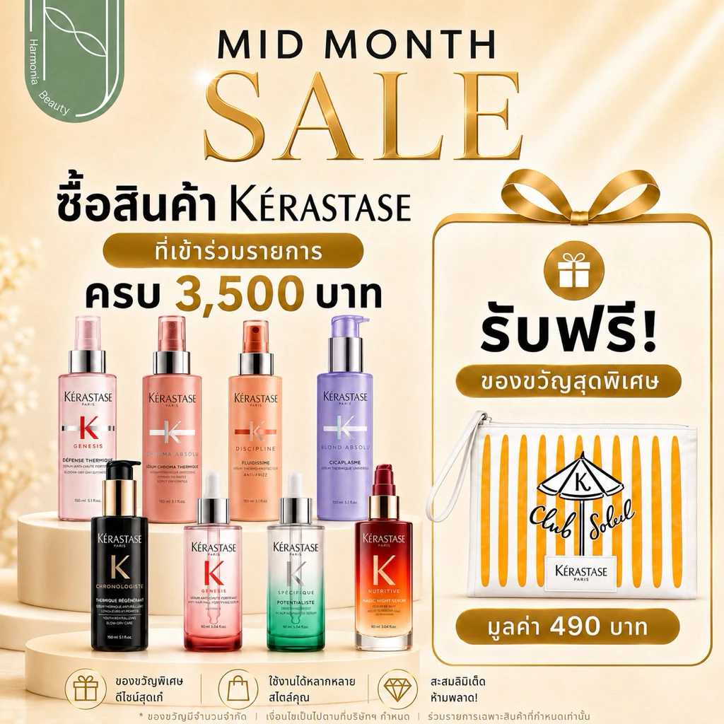 KERASTASE All Serum เซรั่มบำรุงผม ไม่เหนียวเหนะหนะ กลิ่นหอม หรูหรา สินค้าแท้ 100%