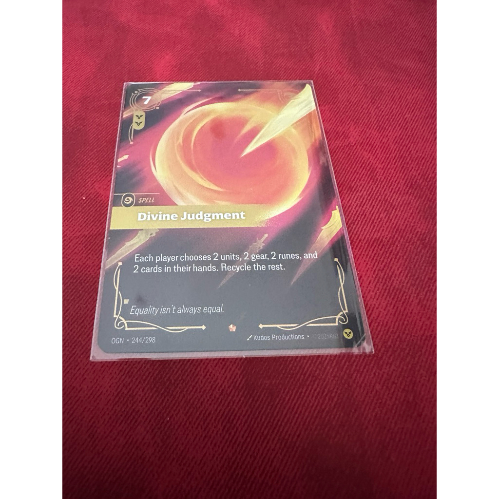 Divine Judgment TCG League of Legends Card Game ระดับ Epic ชุด Origins
