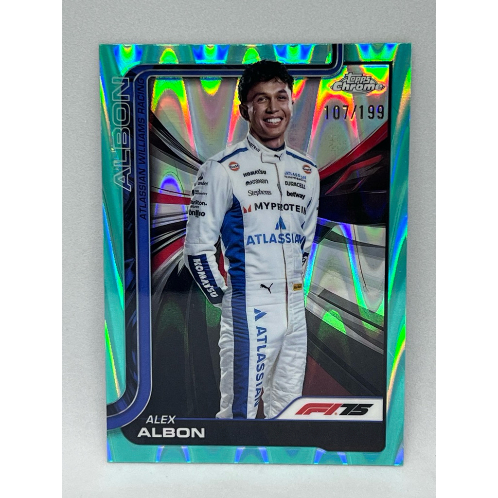 การ์ด F1 Topps Chrome F1 2025 Alex Albon /199