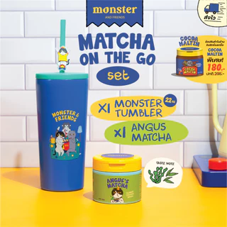 Monster and Friends Matcha On The Go Set เซ็ตมัทฉะพร้อมพกไปได้ทุกที่ทุกเวลา