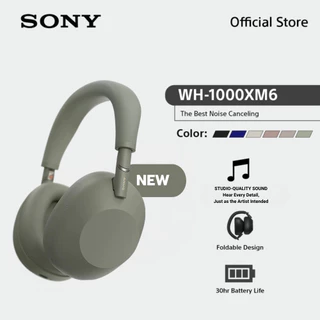 Sony หูฟัง Headphones รุ่น WH-1000XM6 | Wireless Noise Canceling Headphones | Bluetooth® 5.3 | High-Resolution Audio Wir