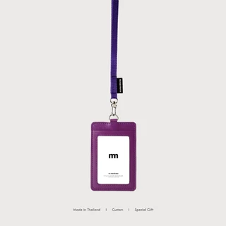 𝗟𝗘𝗔𝗧𝗛𝗘𝗥 𝗖𝗔𝗥𝗗 + 𝗦𝗧𝗥𝗔𝗣 𝟵𝟬 𝗰𝗺. #𝗖𝗢𝗟𝗢𝗥 ที่ใส่บัตรแบบหนัง + สายยาว 90 cm. สามารถใส่บัตรได้หน้าหลัง มีช่องใส่บัตร 2 ช่อง