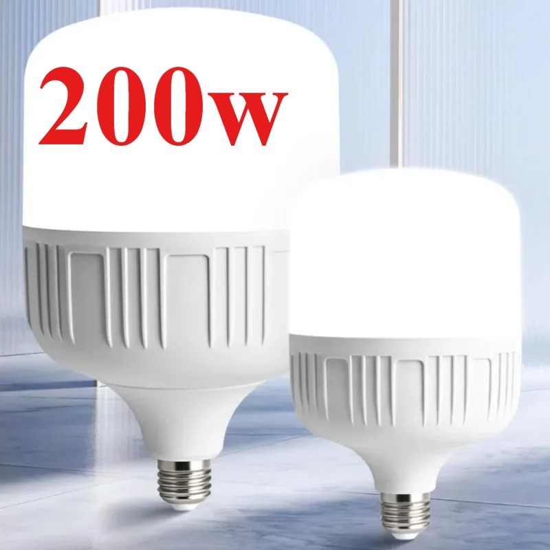 หลอดไฟ LED E27 220V หลอดไฟ 200w 150w 120w 60w 40w 30w 20w 10w หลอดไฟ LED ห้องนั่งเล่นบ้านหลอดไฟ LED