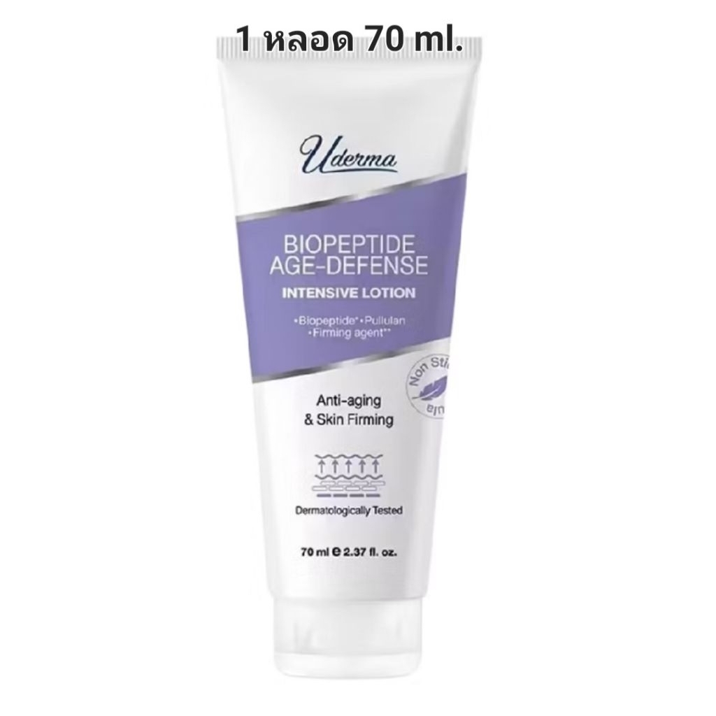 โลชั่นบำรุงผิวกาย Uderma Intensive 70 ml เนื้อบางเบา ซึมซาบเร็ว ไม่เหนียวเหนอะหนะ ของแท้100%