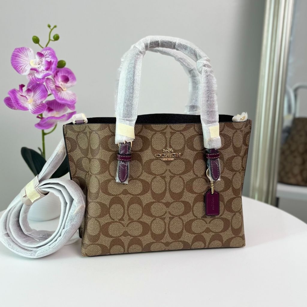 กระเป๋าสะพายข้าง Mollie Tote 25 In Signature  C4250