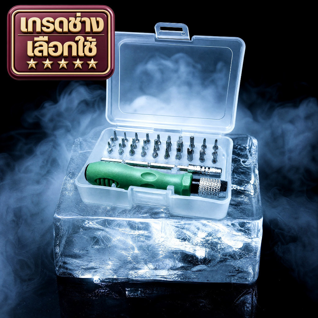 ชุดไขควงแม่เหล็กรวม 32 in 1 ซ่อม PC/NOTEBOOK/โทรศัพท์มือถือ/นาฬิกา/กล้อง