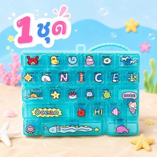 พวงกุญแจคีย์บอร์ด คีย์บอดจิ๋ว Mechanical Keyboard ของเล่นกดคลายเครียด Fidget Toy เสียงกดเพลิน ลายน่ารัก พร้อมส่ง