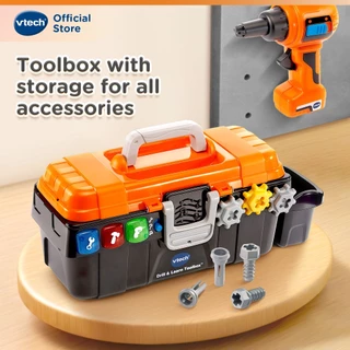 VTech Drill & Learn Toolbox Role-Play Toys Pretend Play Boys Toys Kids 2-5 ปี ของเล่นเด็ก ชุดเครื่องมือช่าง ของเล่นช่าง