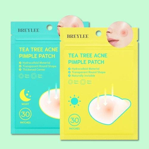 [ ส่งด่วน ได้ของวันนี้] แผ่นแปะสิว BREYLEE Tea Tree Acne Pimple Patch 30 ชิ้น/ซอง ติดแน่น บางเฉียบ