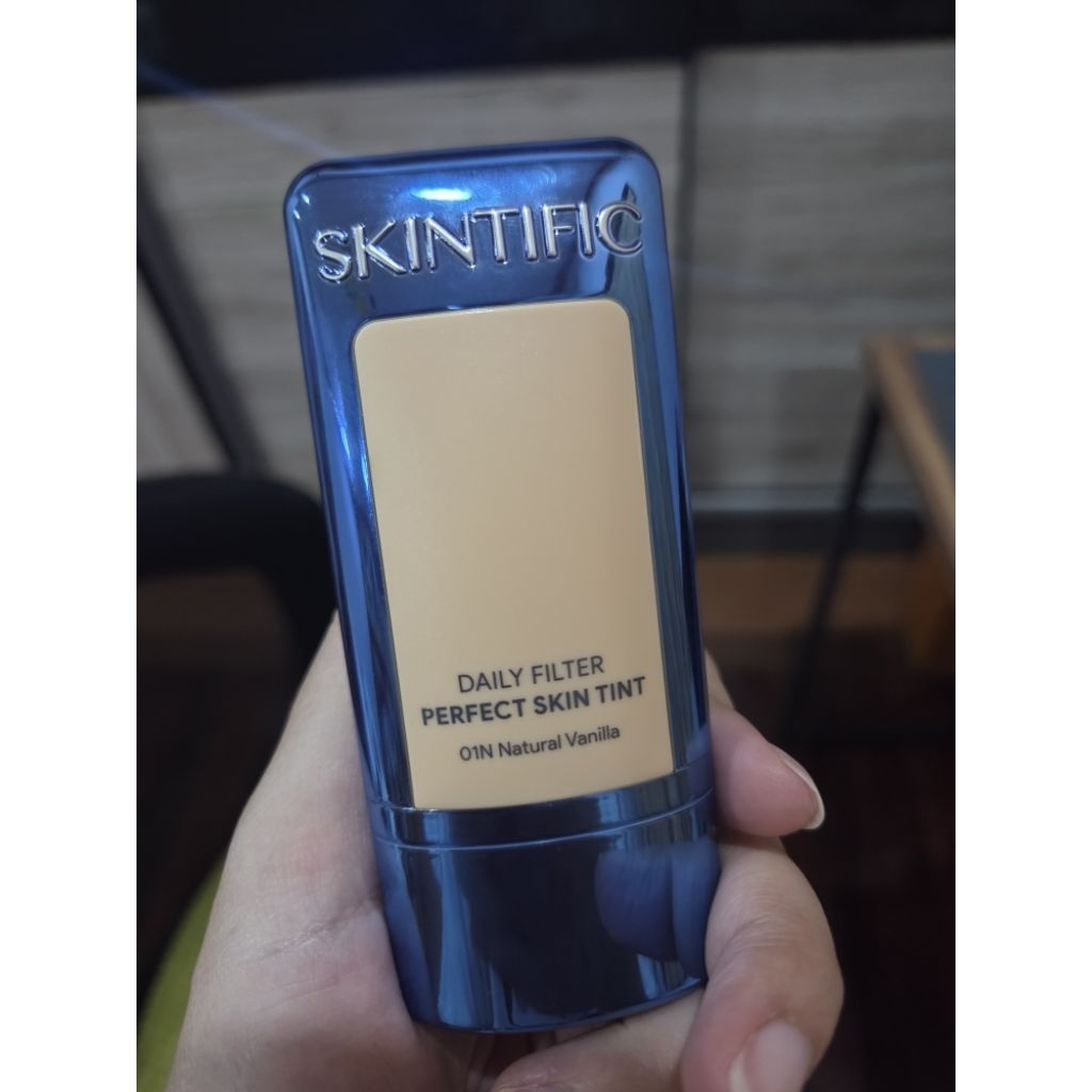 ส่งต่อ ใช้ไปสองครั้ง Skintific Daily Filter Perfect Skin Tint 28g. 01N Natural Vanilla