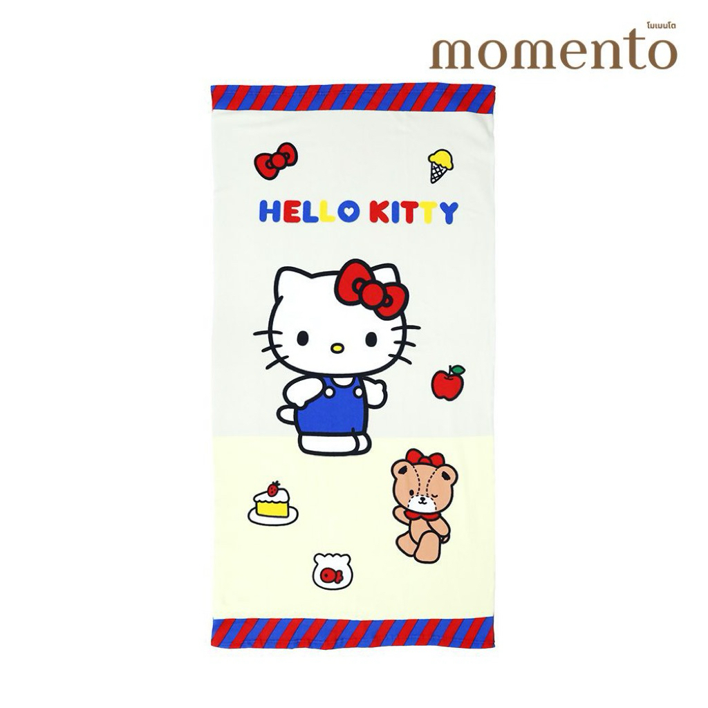 Momento ผ้าขนหนู ผ้าเช็ดตัว ผ้าไมโครขนาด 27 x 54 นิ้ว ลายการ์ตูนน่ารักๆ ของแท้ 💯