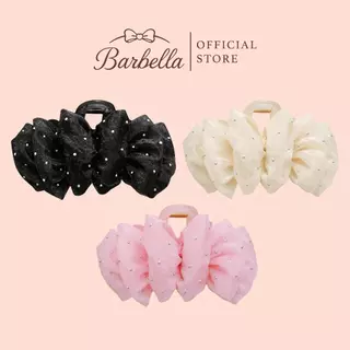 Barbella กิ๊บติดผม ริบบิ้นพองวิบวับ กลิตเตอร์ดวงดาว รุ่น Starlina (BB018)