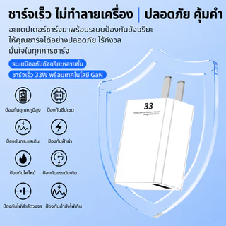 [รับประกัน 1 ปี]ชุดชาร์จ XM 33W/67W/120W หัวชาร์จ + สายชาร์จ 6A type c fast Charge รองรับ รุ่น เสียวมี่