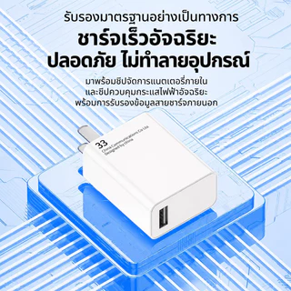 [รับประกัน 1 ปี]ชุดชาร์จ XM 33W/67W/120W หัวชาร์จ + สายชาร์จ 6A type c fast Charge รองรับ รุ่น เสียวมี่