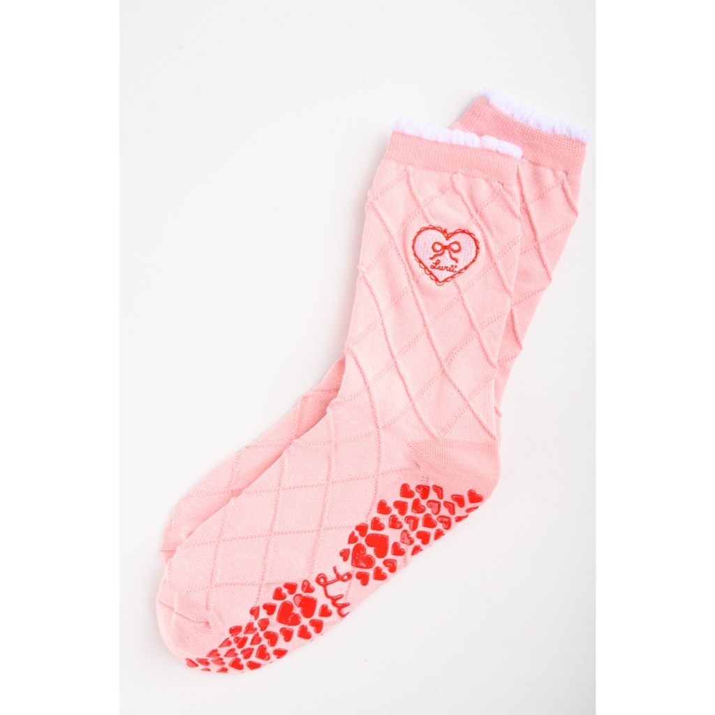ถุงเท้ากันลื่น ถุงเท้าพิลาทิส Lunii Heart Bloom ❤️ pilates sock