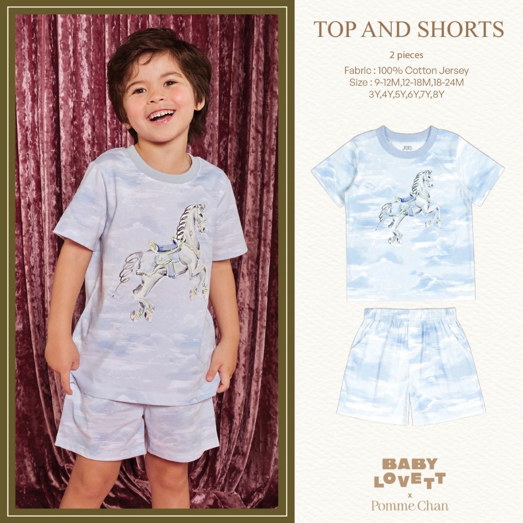 [Babylovett] 40 Babylovett x Pomme Chan - Top and Shorts
