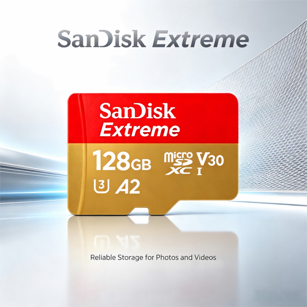 เมมโมรีการ์ด SanDisk Extreme microSD A2 U3 ความเร็ว 150MB/s รองรับ 4K 32GB- 1TB