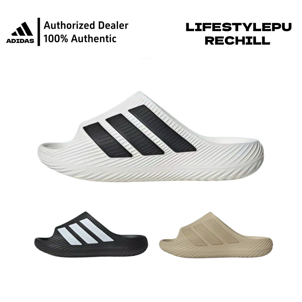 adidas ไลฟ์สไตล์ รองเท้าแตะ Lifestyle PURECHILL SLIDES Men Black KH6414 KI0061 KI0054