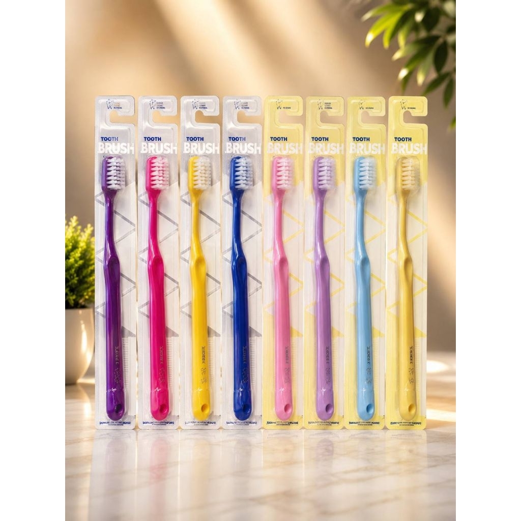 แปรงสีฟัน​ M​ dent​ (คณะ​ทันตแพทย์​มหิดล)​ มี 2 รุ่น soft และ super soft
