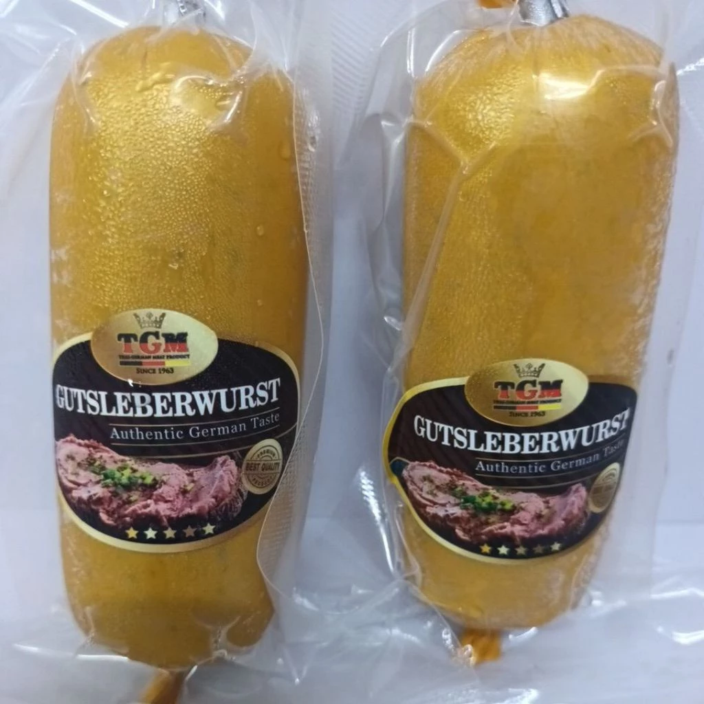 TGM Liver Sausage 2x130 gram / Gutsleberwurst grob 2x130 gram/ตับบดแบบหยาบ 2×130 กรัม