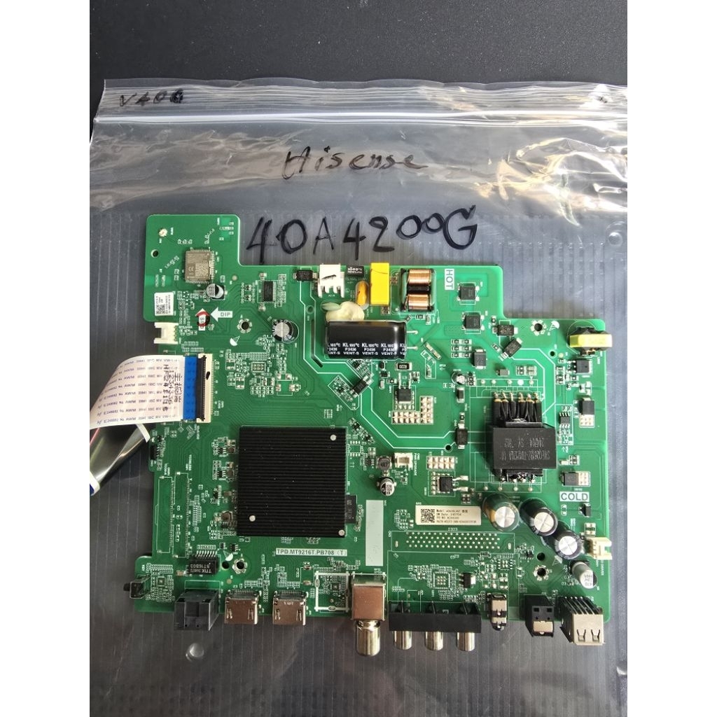เมนบอร์ดทีวี Hisense รุ่น 40A4200G มือหนึ่งแกะเครื่องจอแตก