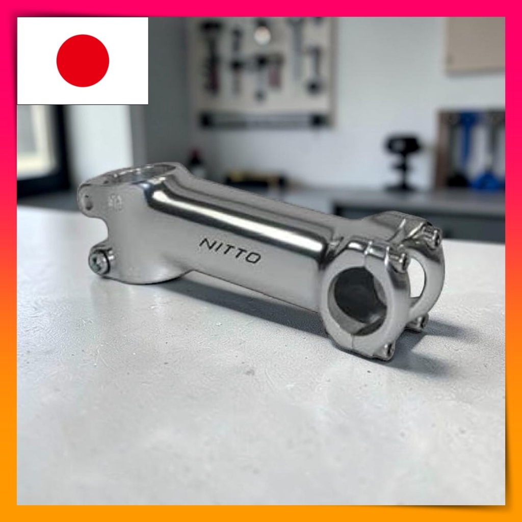 NITTO NJ89 EX Bicycle Stem 120mm 25.4mm Handlebar 28.6mm Steerer Silver Road Bike