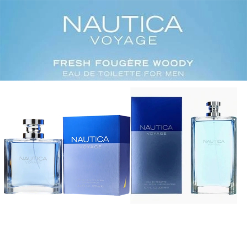 Nautica Voyage For Men EDT 100ml/200ml น้ำหอมผู้ชาย กลิ่นสดชื่น สะอาด ใช้ได้ทุกวัน