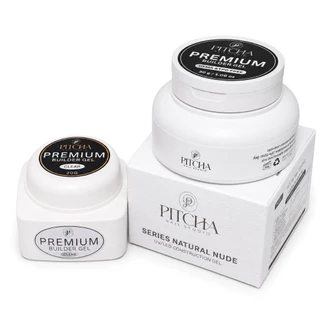BUILDER GEL เจลต่อเล็บพรีเมี่ยม สีใส | P-E02 | PITCHA | เซ็ตตัวเร็ว ไม่แสบร้อนหน้าเล็บ