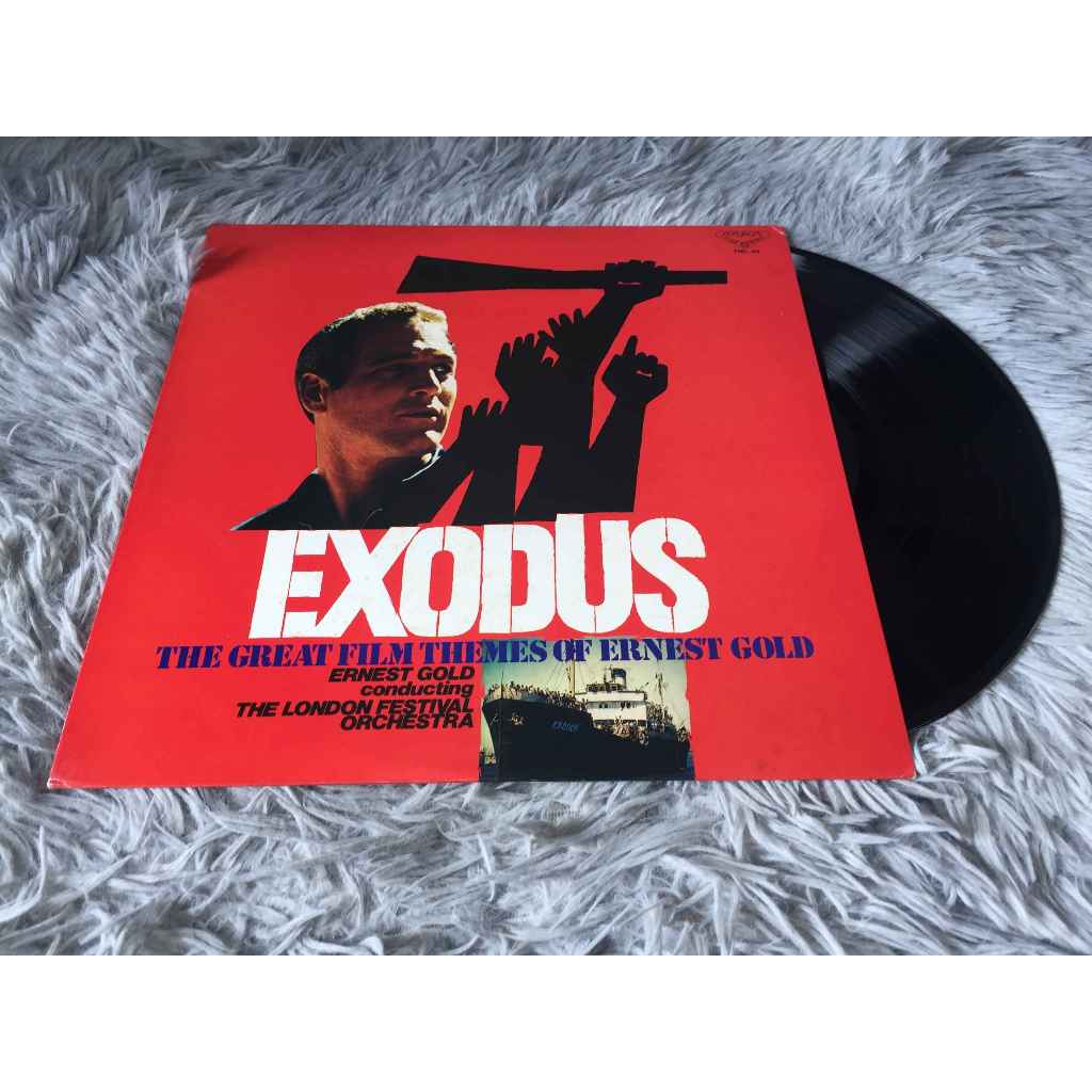 Ernest Gold – Exodus - The Great Film Themes Of Ernest Gold ขนาด 12 นิ้ว LP G081
