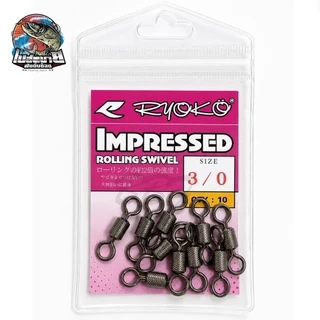 Ryoko lmpressed Rolling swivel ลูกหมุน สำหรับตกปลา ทน แข็งแรง เนื้องานเป็นสแตลเลส ทนต่อการกัดกร่อน มาตรฐานญี่ปุ่น