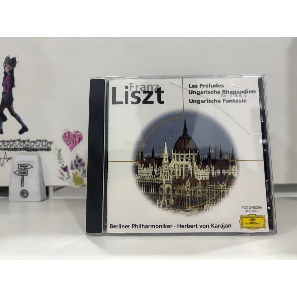 1 CD MUSIC  ซีดีเพลงสากล    LISZT: ORCHESTRAL WORKS BERLINER PHILHARMONIKER/KARAJAN    (K3J24)