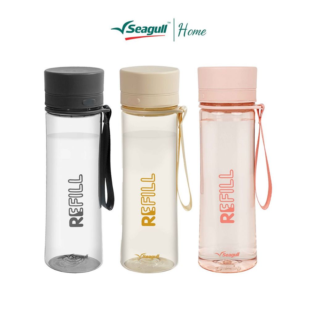 Seagull ขวดน้ำพลาสติก รีแลกซ์ ขนาด 680 มล. มีให้เลือก 3 สี