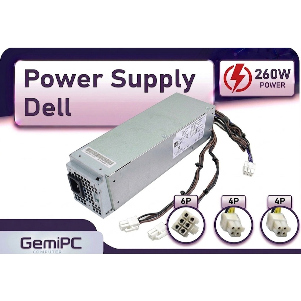 (พร้อมส่งจากไทย) Power Supply สำหรับ Dell รุ่น Dell Optiplex 3080 3090 5080 5090 7080 7090 MT กำลังไ