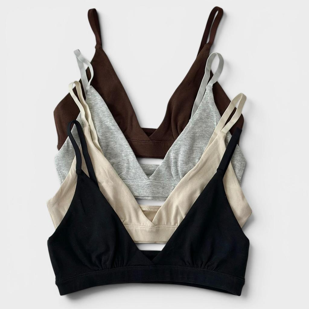 Atipashop - Butter Soft Bralette (#SK1233) บราสายเดี่ยว เสื้อชั้นใน บราไร้โครง สายสามารถปรับได้