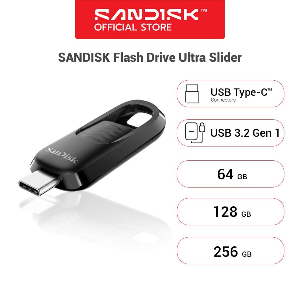 SANDISK Flash Drive Ultra Slider (SDCZ480) Type-C แฟลชไดร์ฟ
