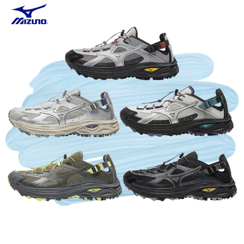（ของแท้ 100%）MIZUNO RACER TRAIL SE V2 | GREY RED รองเท้ากีฬา รองเท้าวิ่ง