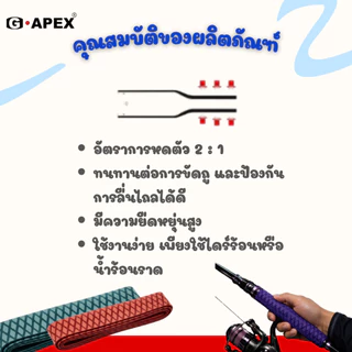 NS3 มาใหม่ ท่อหดกันลื่น หุ้มด้ามเบ็ดตกปลา หุ้มอุปกรณ์มือจับต่างๆ ลายเกล็ดปลา ความยาว 1 เมตร