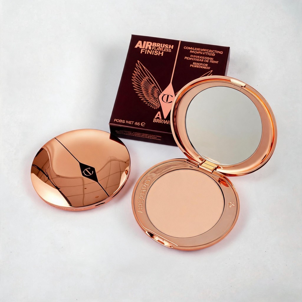 ใหม่เอี่ยมของแท้ พร้อมส่ง ด่วนCharlotte Tilbury Airbrush Flawless Finish แป้งปัดเป่า เบลอรูขุมขน ผิวเนียนกริบ ของแท้