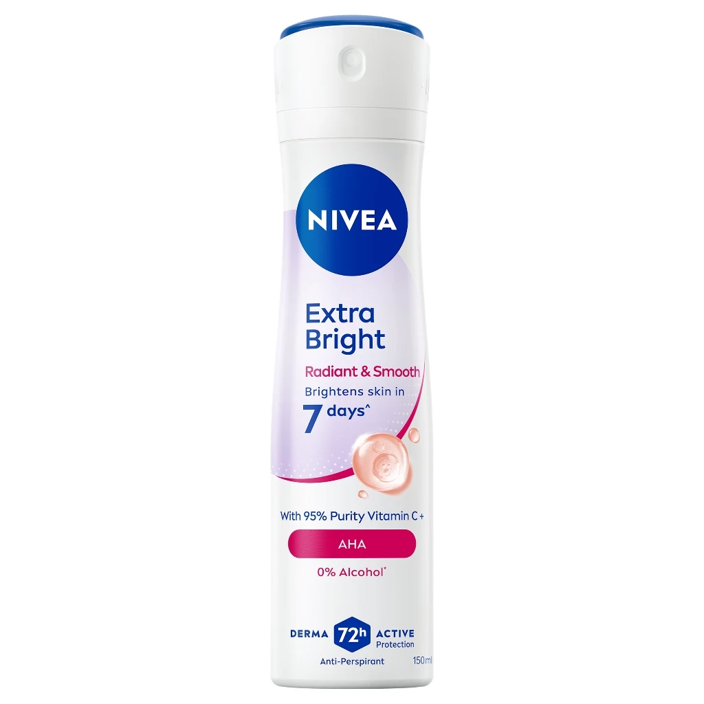 NIVEA - Deo Extra Whitening Spray (150ml.) สเปรย์ระงับกลิ่นกาย