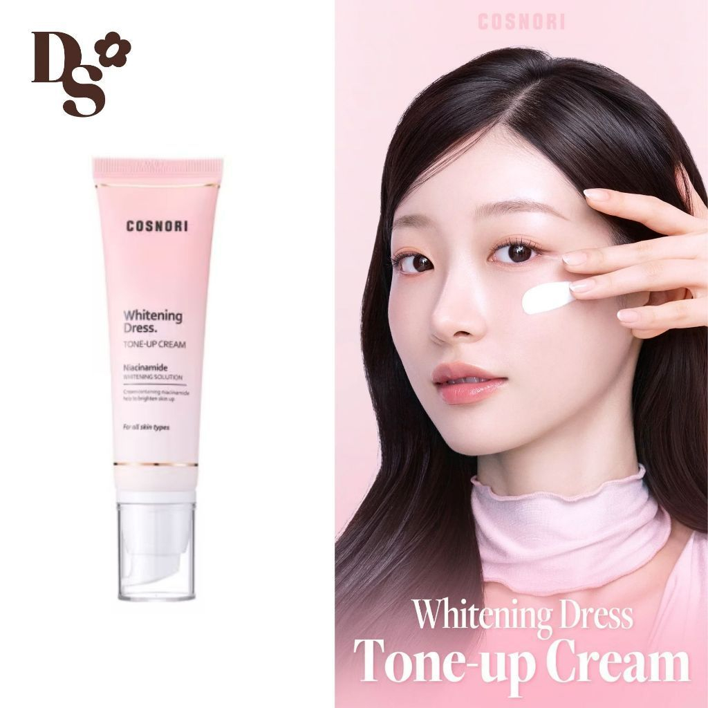 [โทนอัพครีม 50ml] COSNORI WHITENING DRESS TONE UP CREAM 50 ml คอสโนริ ไวท์เทนนิ่ง เดรส โทน อัพ ครีม 50มล.