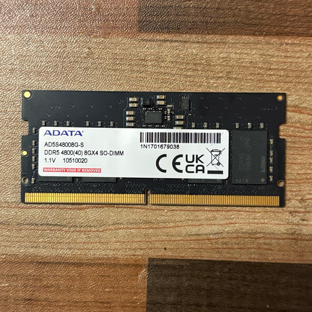 ADATA DDR5 8GB Bus 4800MHz (AD5S48008G-S) SODIMM 1.1V