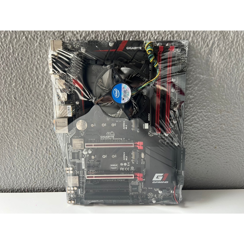 เมนบอร์ด GIGABYTE H170-Gaming 3 CPU i5-6400 DDR4-4 ช่อง M.2-2 ช่อง พร้อมใช้งาน ปก.1 เดือนเต็ม ไม่มีฝ