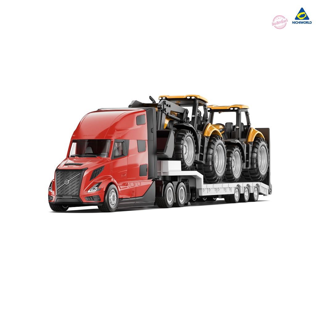 siku Volvo Truck with JCB Tractors รถบรรทุก Volvo พร้อมรถแทรกเตอร์ JCB สเกล 1:87 รหัส SK1785 — صورة 2